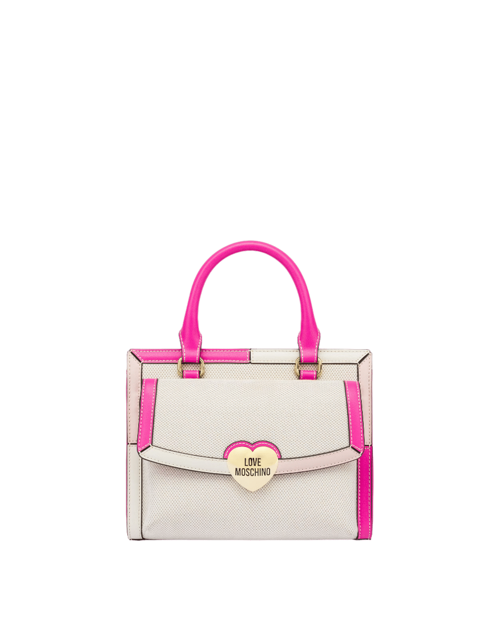 Love Moschino Handtasche Umhangetasche Beige Pink