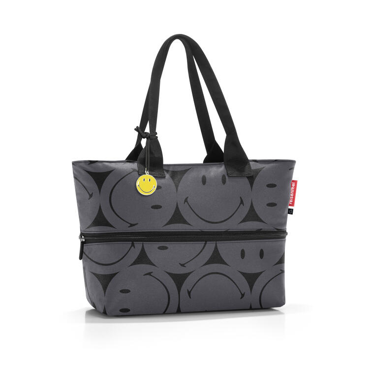 Reisenthel shopper e1 smiley grey bagmondo