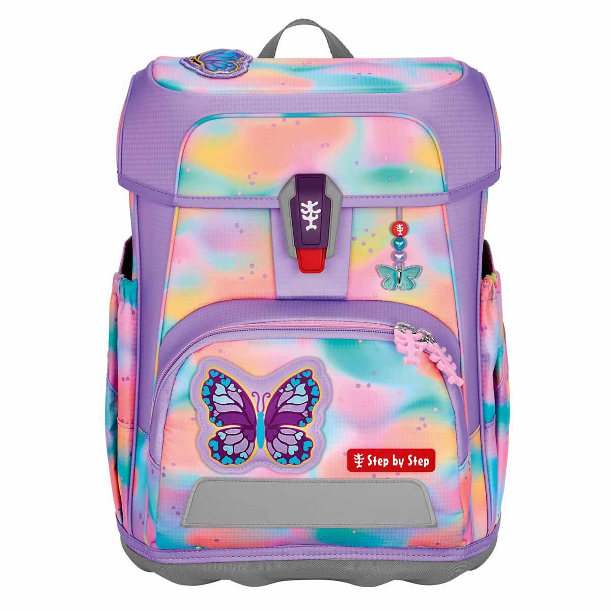 Step by Step - CLOUD FLASH Schulranzen-Set Butterfly Luna, 5-teilig