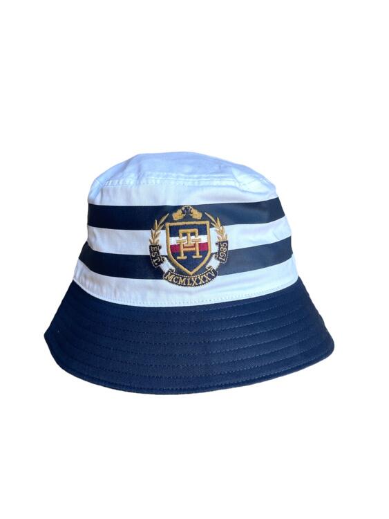 Tommy Hilfiger Tommy Hilfiger Coastal Prep Bucket Hat, Fischerhut, Blau-Weiß  | BAGMONDO