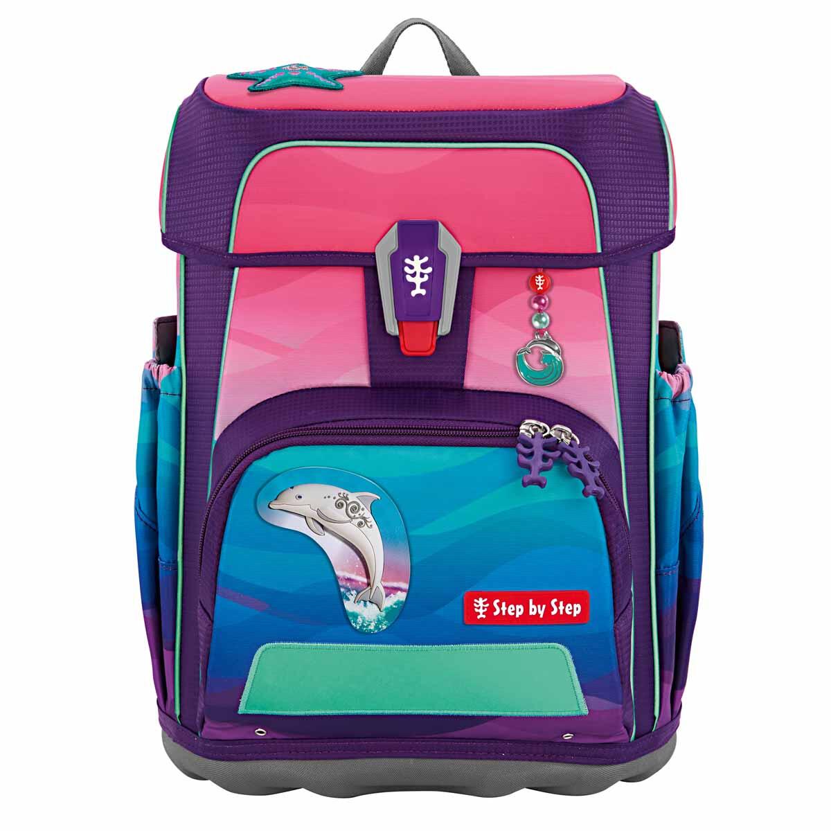 Step by Step - CLOUD OCEAN Schulranzen-Set Dolphin Lana, 5-teilig