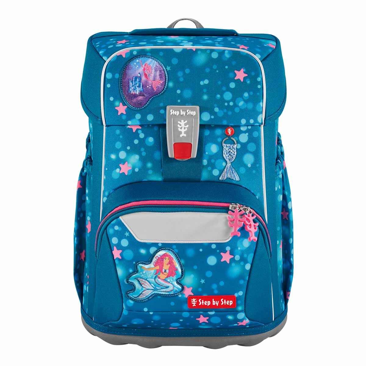 Step by Step - GIANT Schulranzen-Set Mermaid Lola, 5-teilig Blau