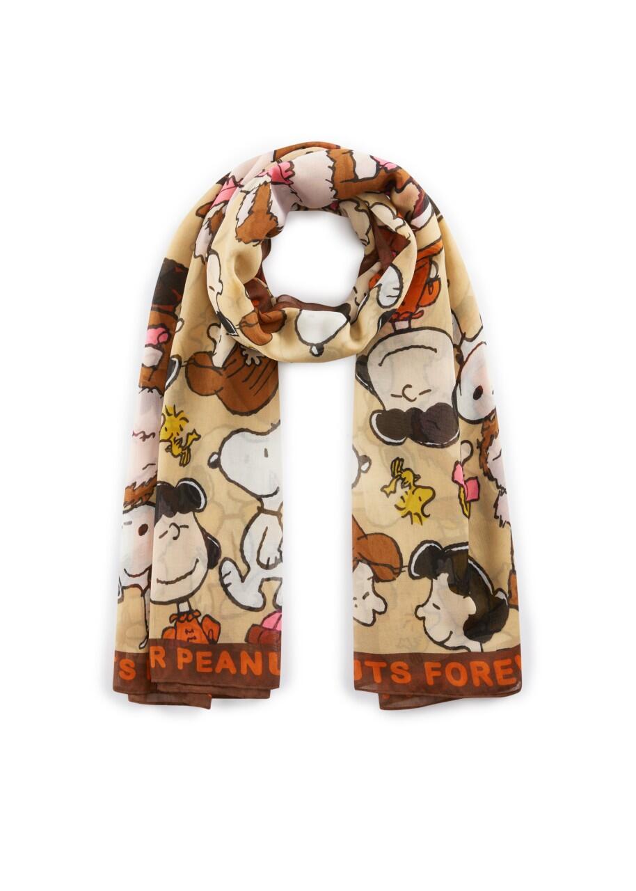 Codello X Peanuts Forever, Schal, Beige-Mehrfarbig