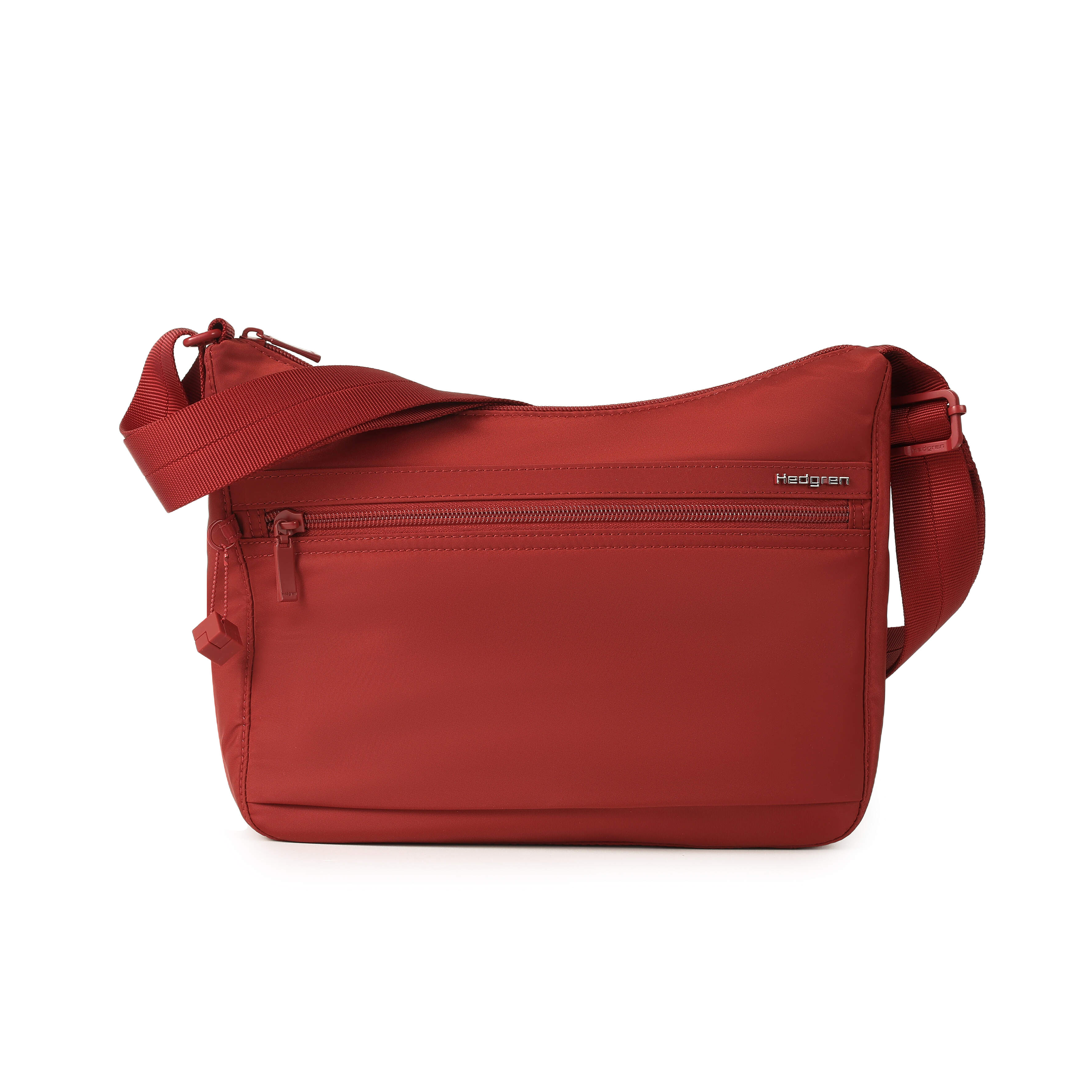 Capri Shoulder Braun BÃ¼ffel Tasche Rot Hedgren SHOULDER BAG RFID