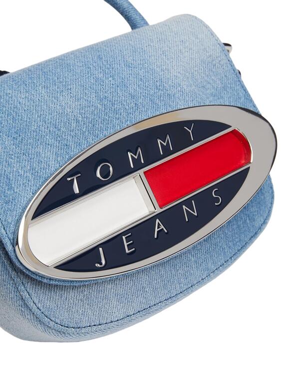 Tommy Hilfiger Tommy Jeans Origin Crossover Handtasche Umhangetasche Denim Blau bagmondo