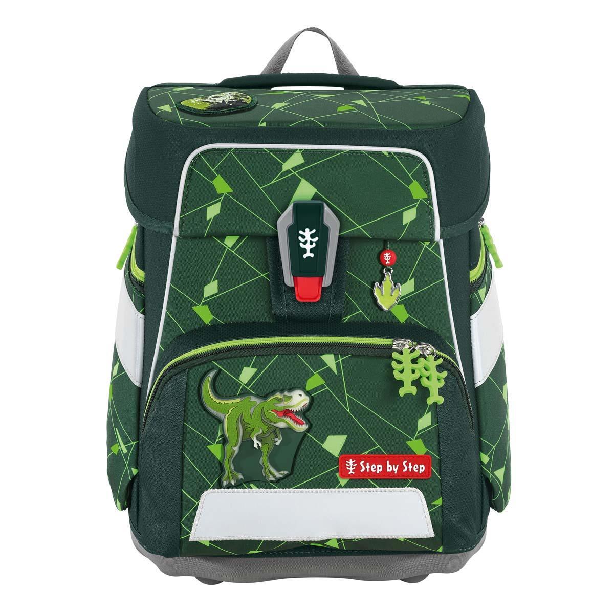 Step by Step - Ranzenset Mehrteilig Space Shine Schulranzen-Set, 5-T Dino Night Tyro Sortiert
