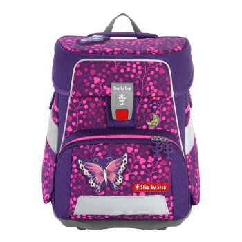 Step by Step - SPACE SHINE Schulranzen-Set Butterfly Night Ina, 5-teilig Multicolor