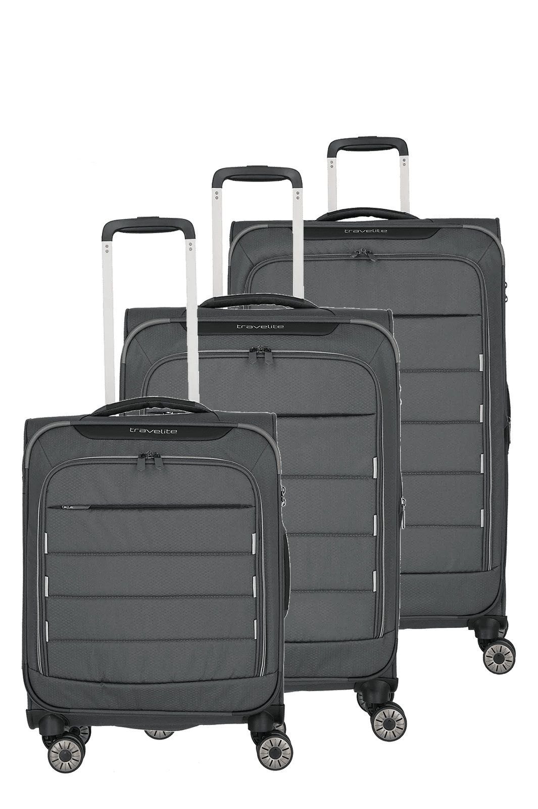 Travelite - Skaii 3-tlg. Koffer-Set Gipfelgrau