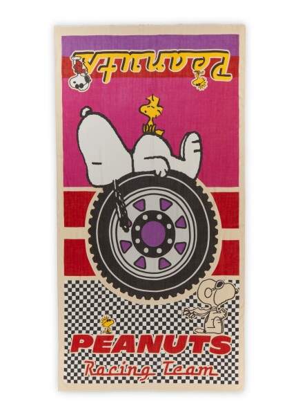 Codello X Peanuts Racing Team Viskose-Schal, Pink-Mehrfarbig | bagmondo