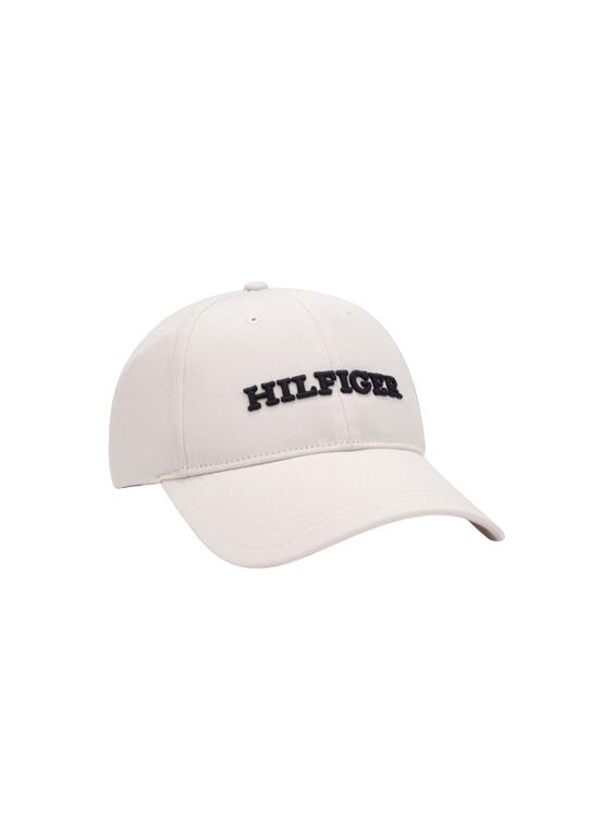 Tommy Hilfiger Tommy Hilfiger Monotype Canvas Baseball Cap Stone bagmondo