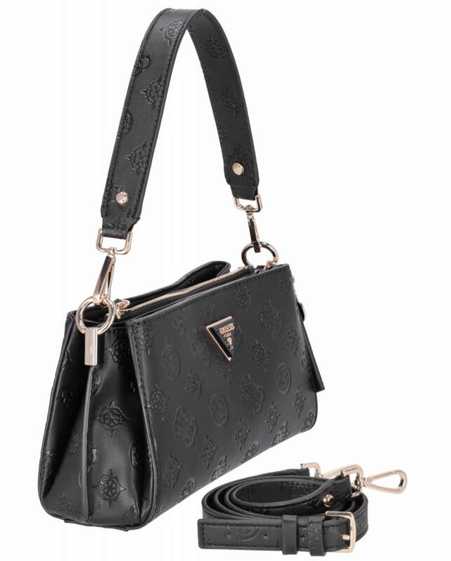 Umhängetasche Damen Handtasche Nylon Retro Achsel Tasche Mit Pom-Pom-Schlüsse