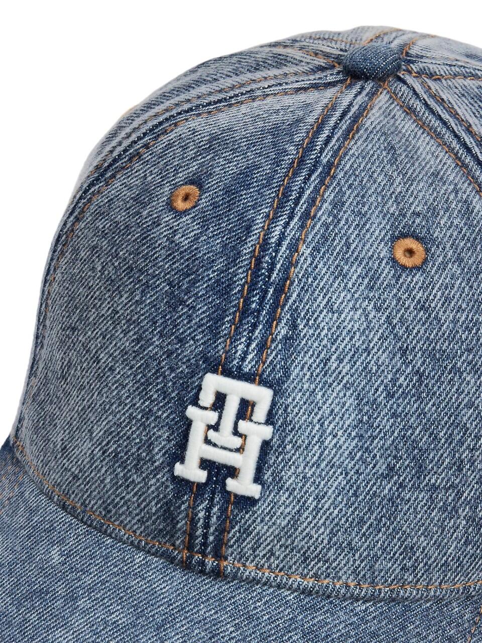 Tommy Hilfiger Utility Denim Cap Baseball Cap Jeans Blau