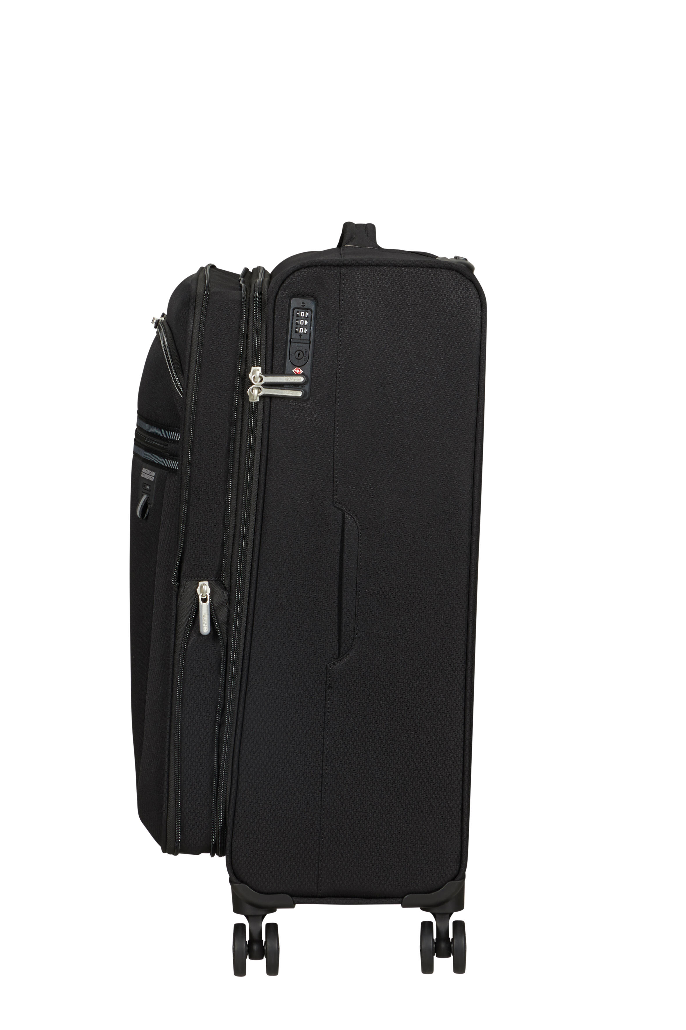 American Tourister Samsonite AEROSPIN SPINNER M EXP black bagmondo