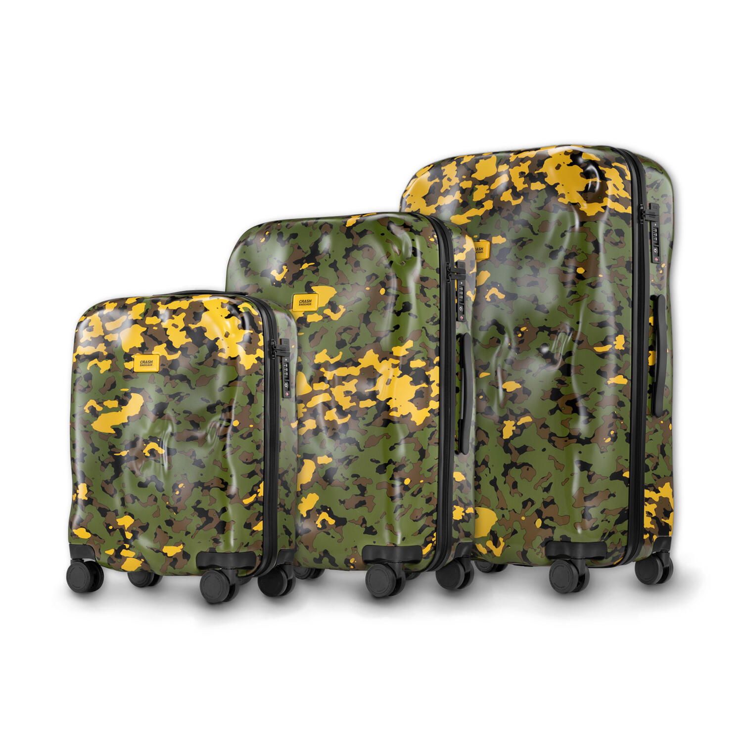 Crash Baggage Icon Kofferset Gr. L M S Green Camo Koffer24