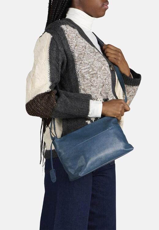 BURKELY Crossbag Natural Norah Crossbody Bag Berry Blue bagmondo