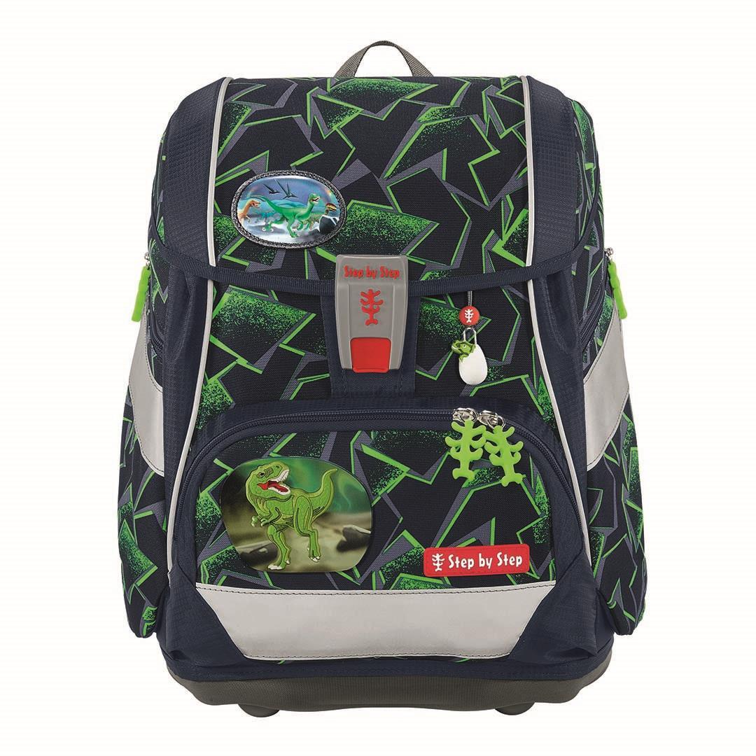 Step by Step - Ranzenset Mehrteilig 2In1 Plus Schulranzen-Set 6-Teil Wild T-Rex Taro Multicolor