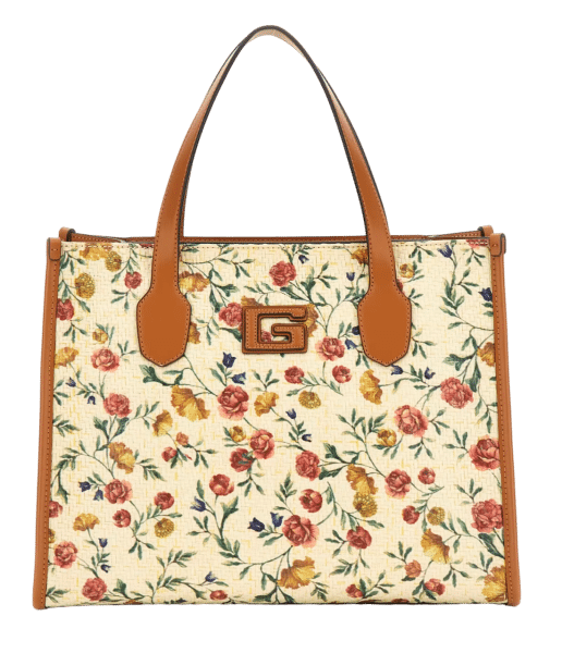 Guess Guess Silvana Tote Bag, Handtasche, Umhängetasche, Beige