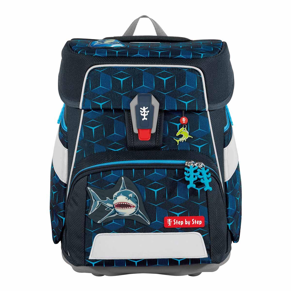 Step by Step - SPACE SHINE Schulranzen-Set Shark Dexter 5-teilig Multicolor