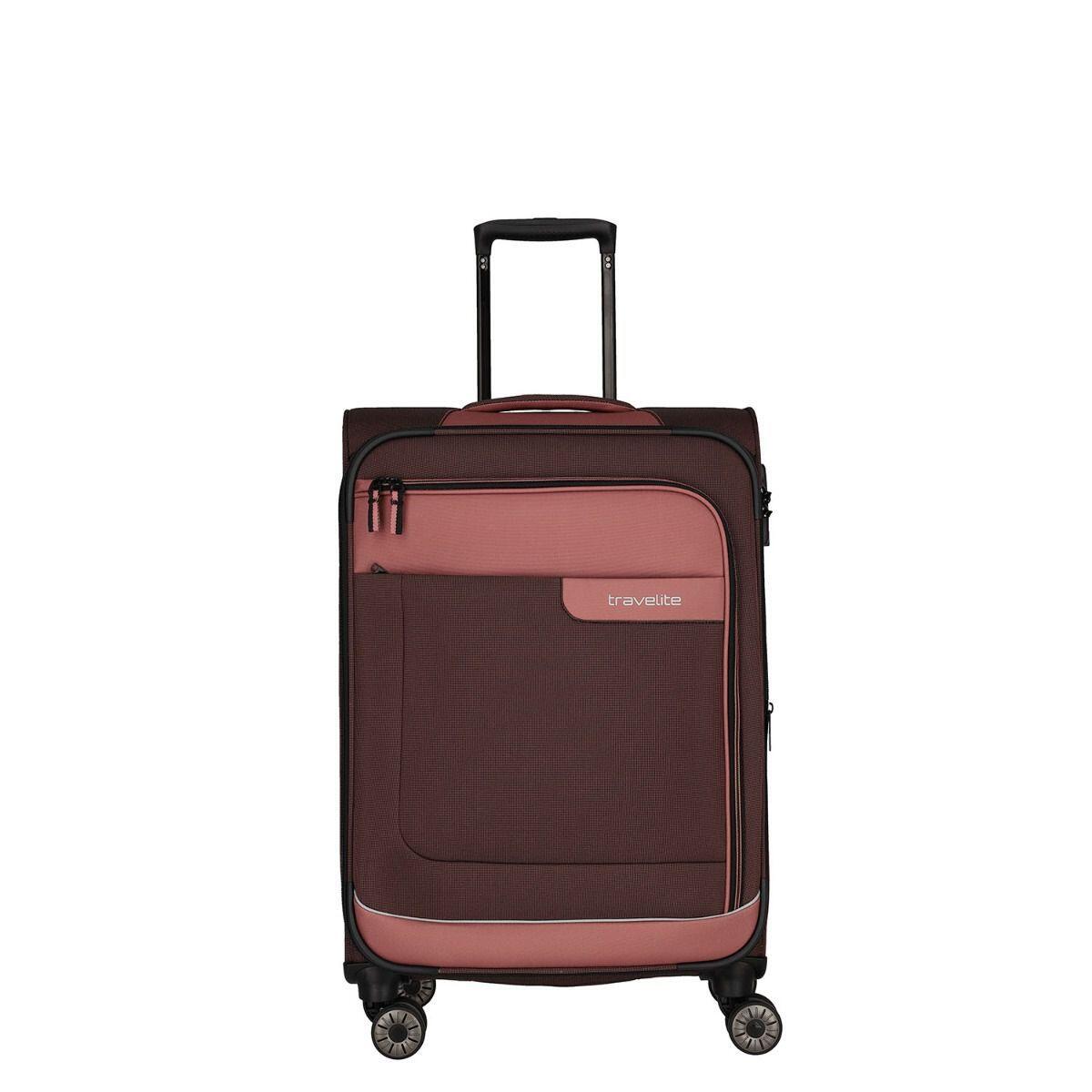 Travelite - Travelite Viia Frühlingsrose 4-Rollen Trolley M 67cm mehrfarbig