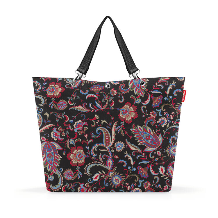 Reisenthel shopper XL paisley black bagmondo