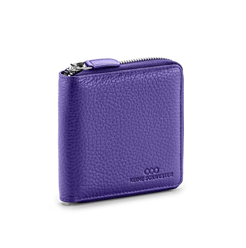 Keine Schwester Geldbörse Lille soft, Lila-Silber | bagmondo