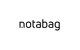 NOTABAG Logo
