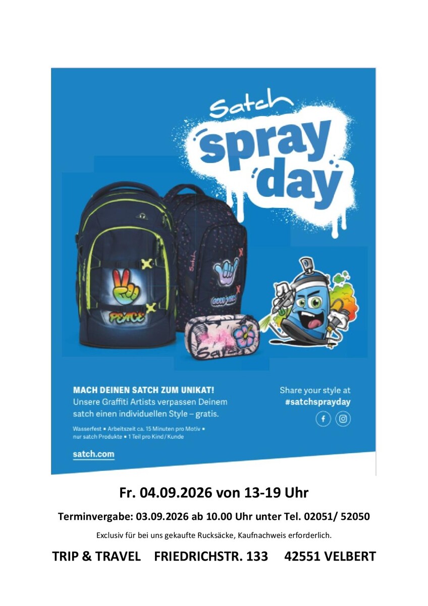 SATCH Sprayday