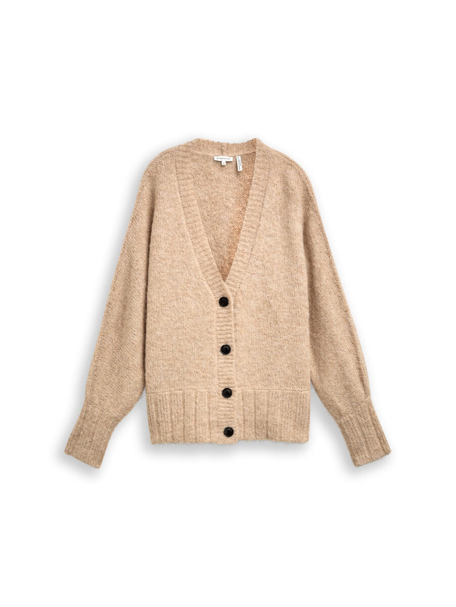 Cardigan oversize à teneur en laine