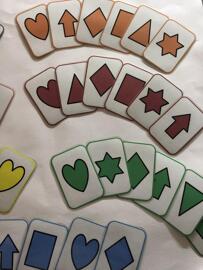 Jeux de cartes Cartes mémoire pédagogiques fait main