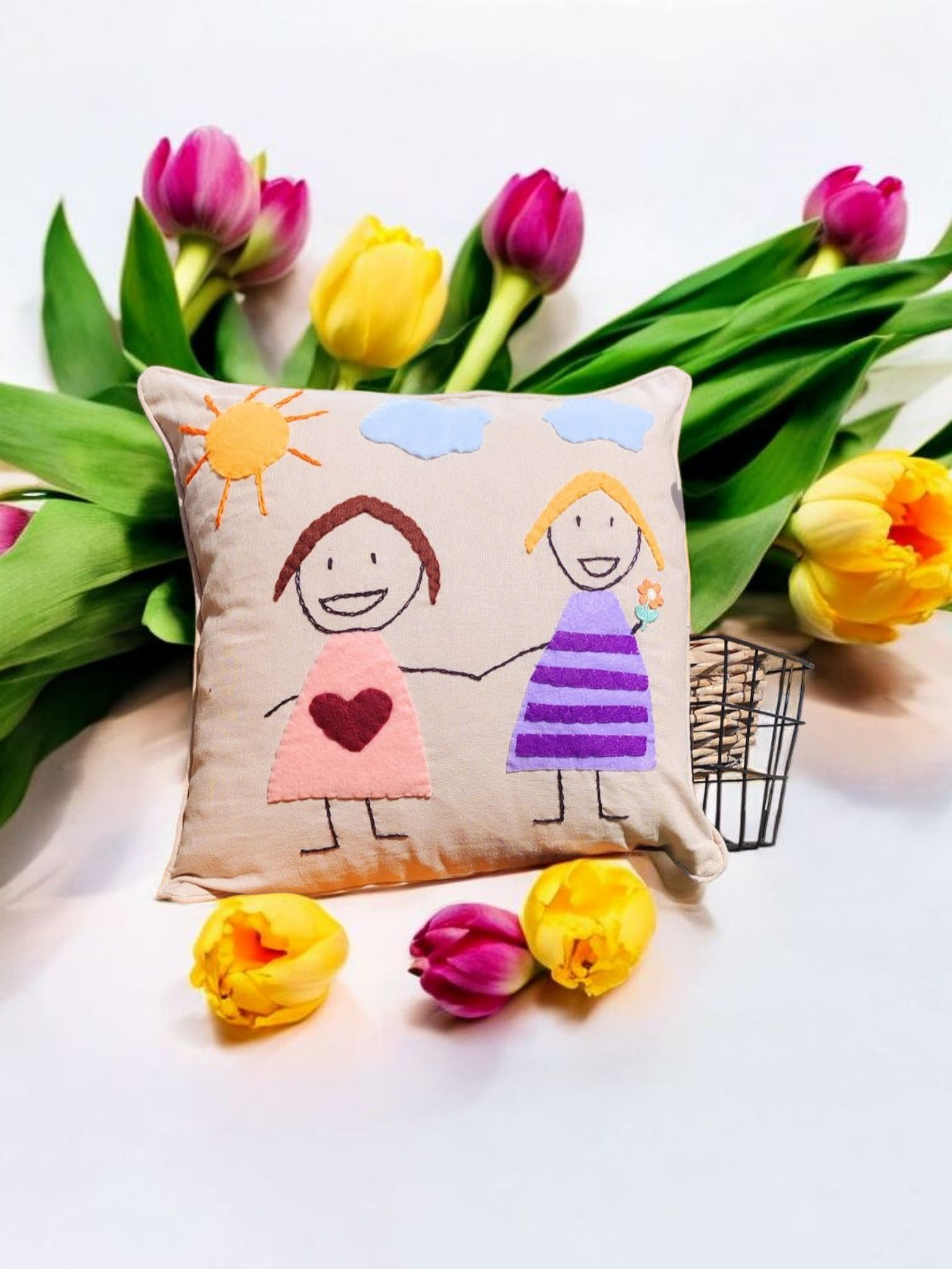 Coussins personnalisé dessin d'enfant