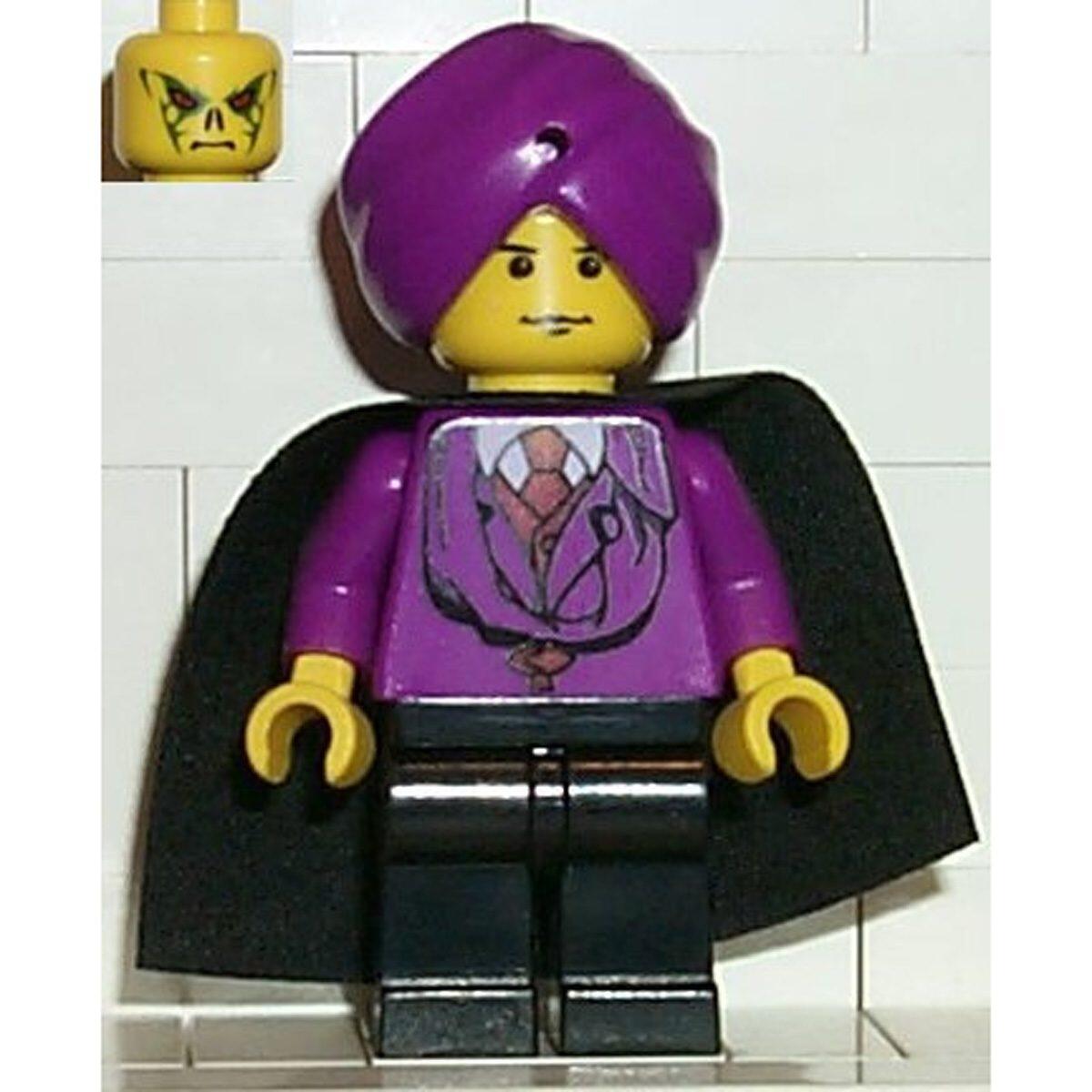Professeur Quirinus Quirrell - Tête jaune, turban violet et torse