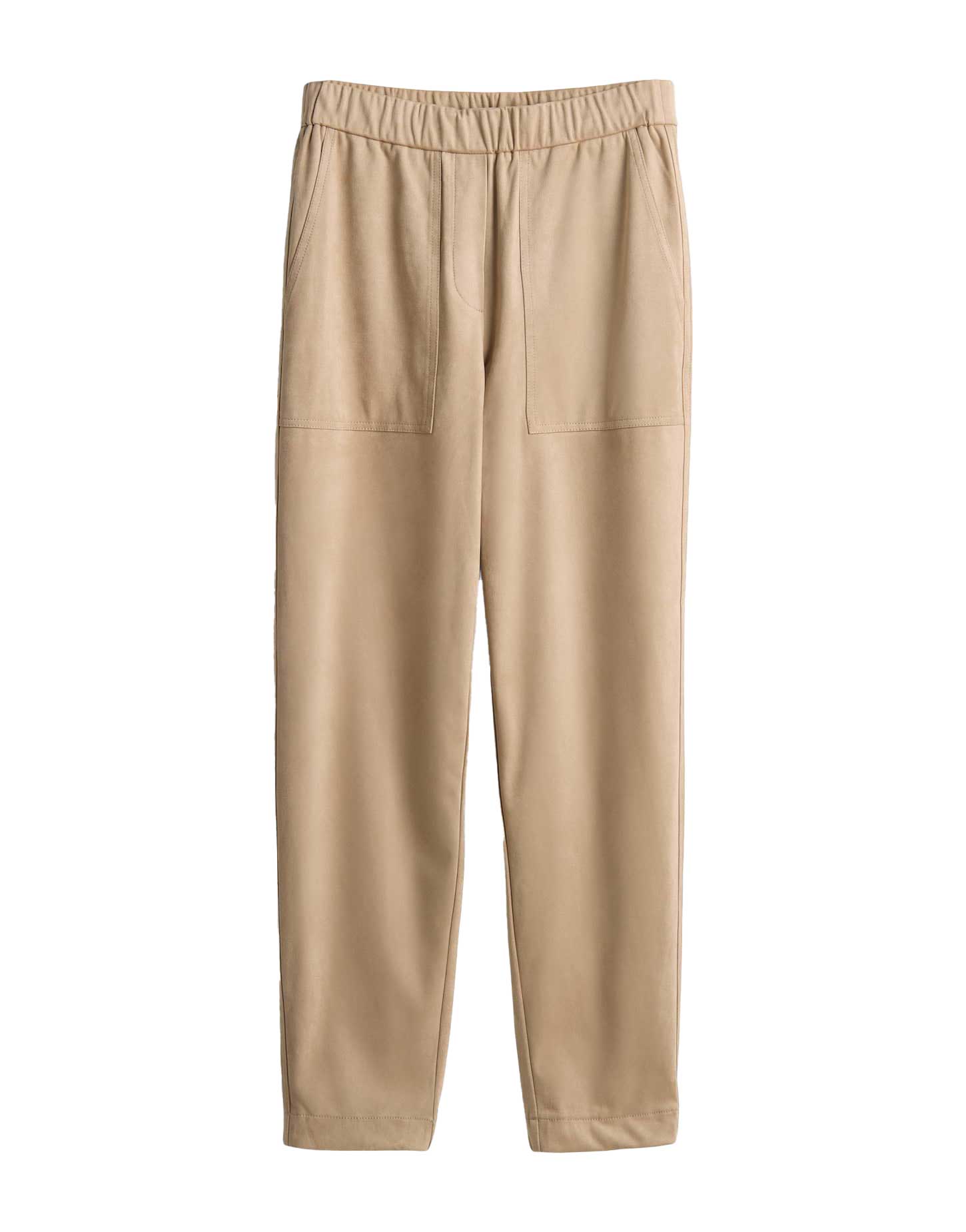 Relaxed jogpants in suede look - Myha velour