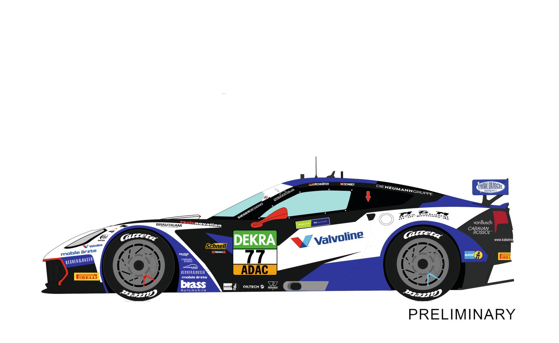 NSR Chevrolet Corvette C7R No.22 Martini Grey (NSR-0160)