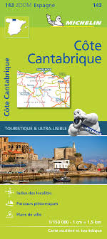 Michelin - Carte - Côte Cantabrique 143