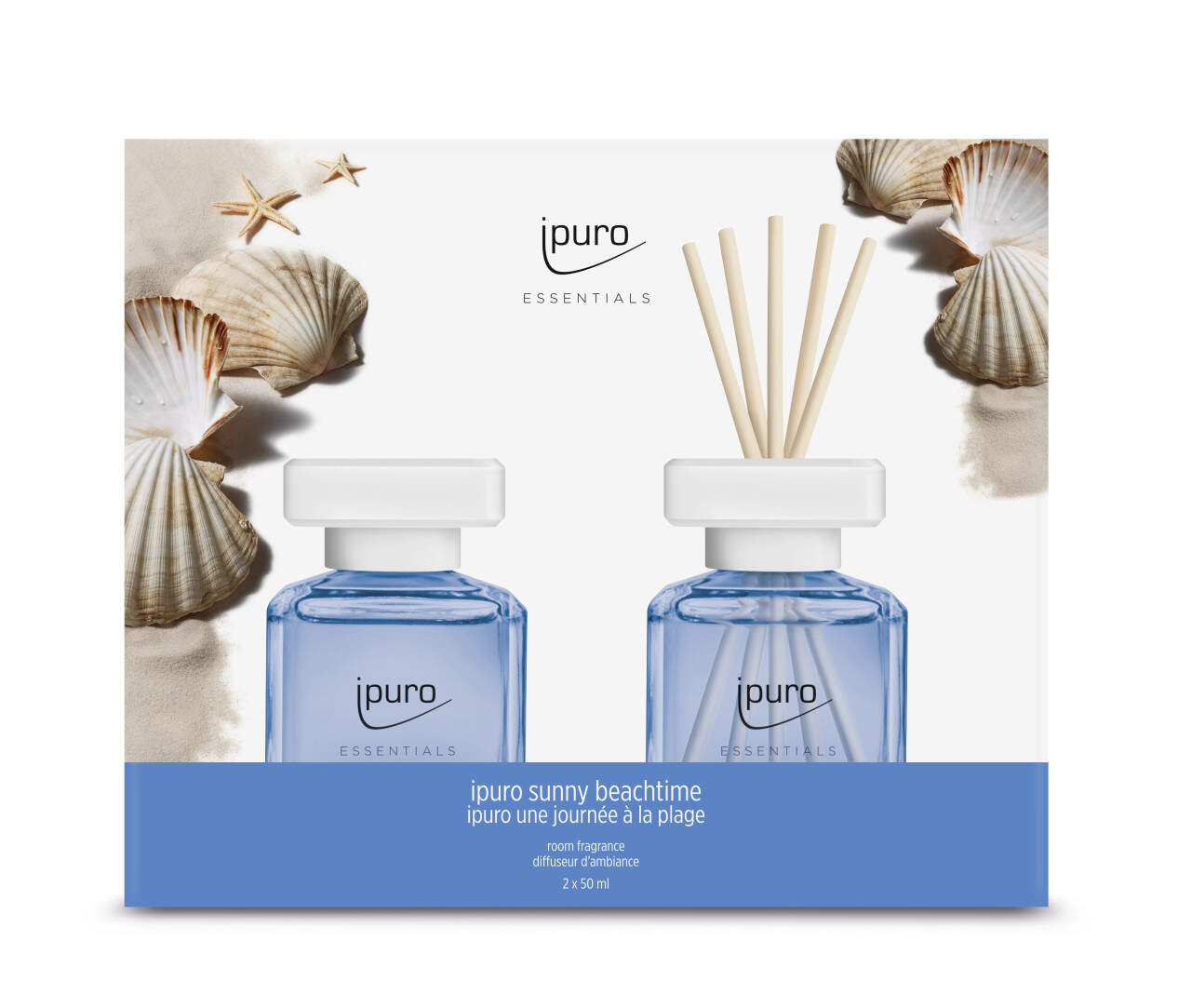 Ipuro ipuro Essentials Raumduft sunny beachtime 2 x 50 ml