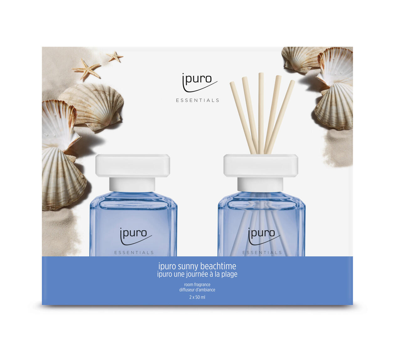 Ipuro ipuro Essentials Raumduft sunny beachtime 2 x 50 ml