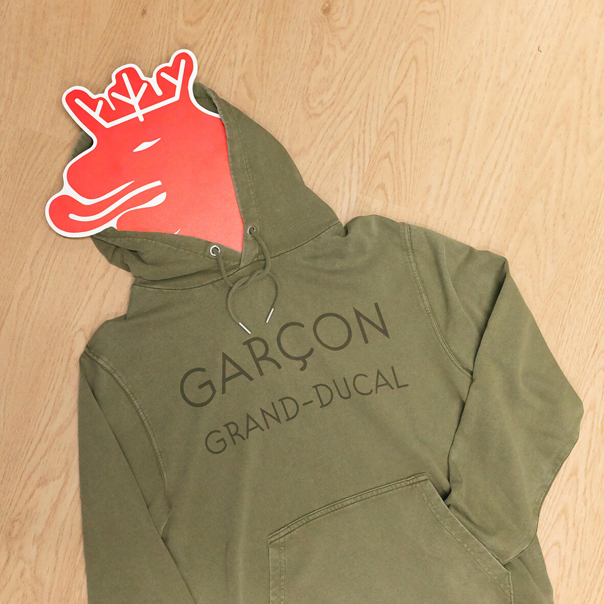 HOODIE KHAKI GRAND-DUCAL