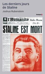 Rubenstein Joshua: Les derniers jours de Staline