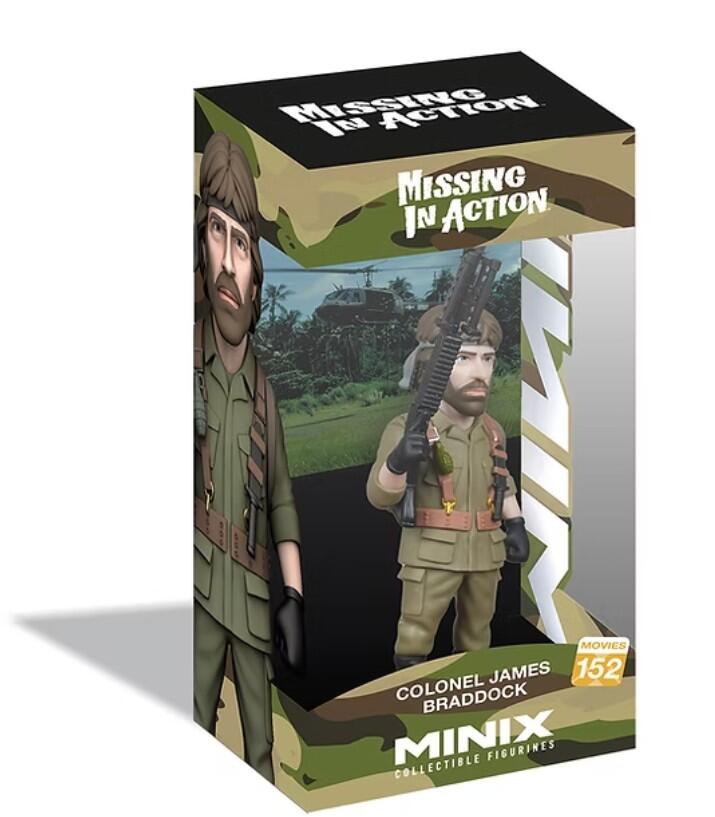 Minix - Collectible Figurines - #20744 - Colonel James Braddock - Missing in Action - Chuck Norris - (Movies 152) 