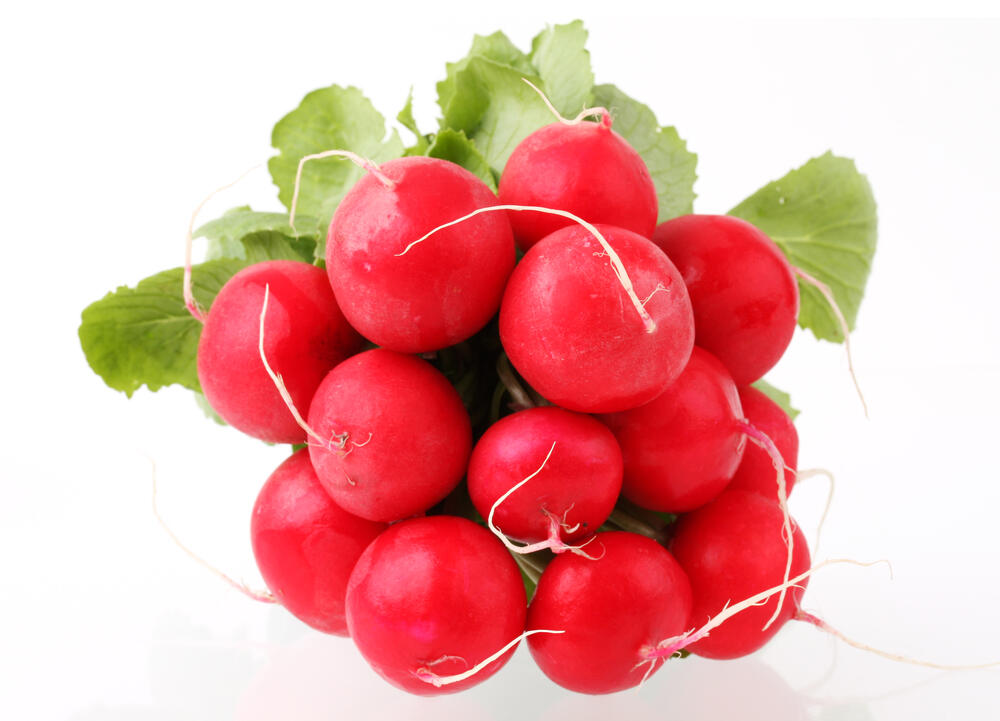 Gemüse Radieschen Rot