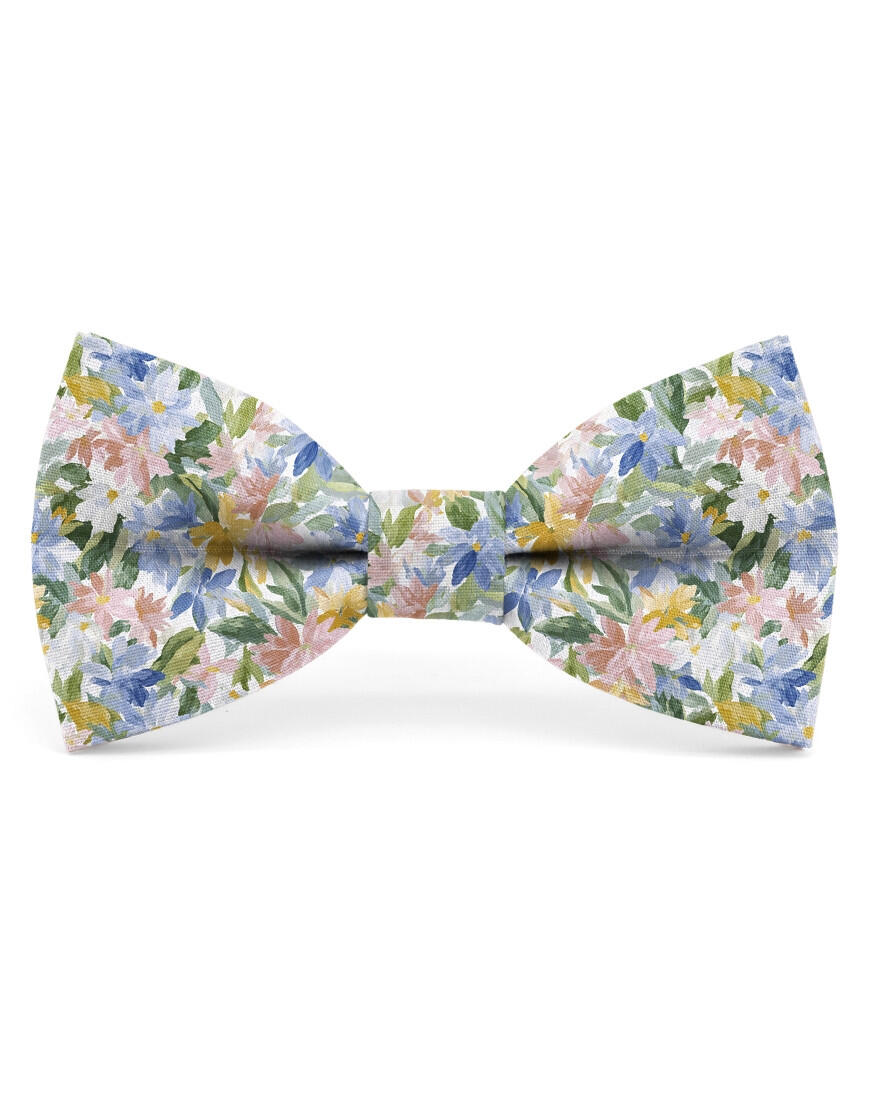 Noeud papillon à motif fleuri - Jasmil