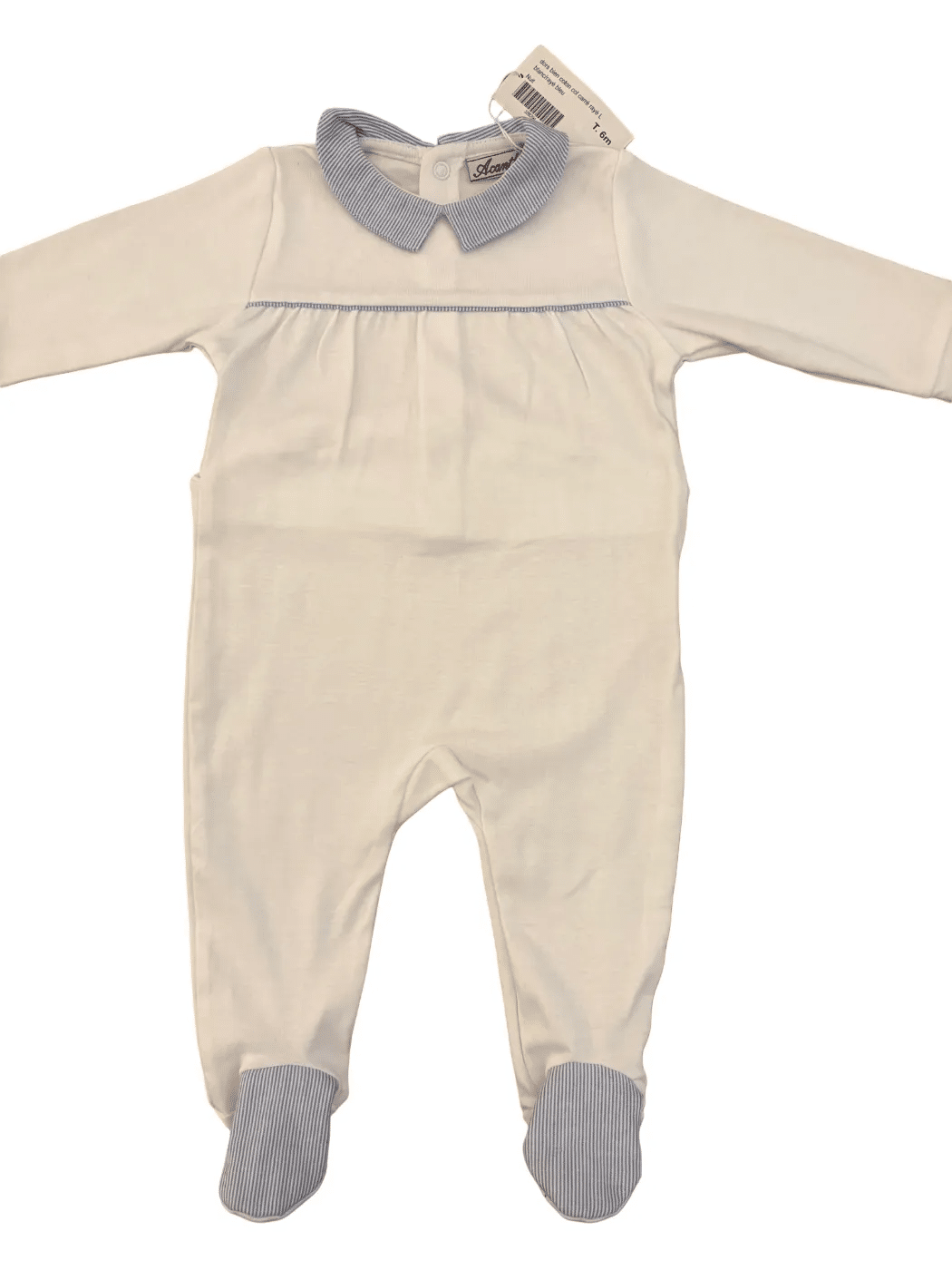 Acanthe pyjamas blancs (6 mois)