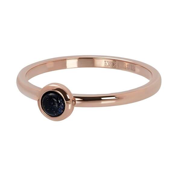 iXXXi IXXXI Fill Ring Ø19mm Natural Stone Dark Blue Rose Letzshop