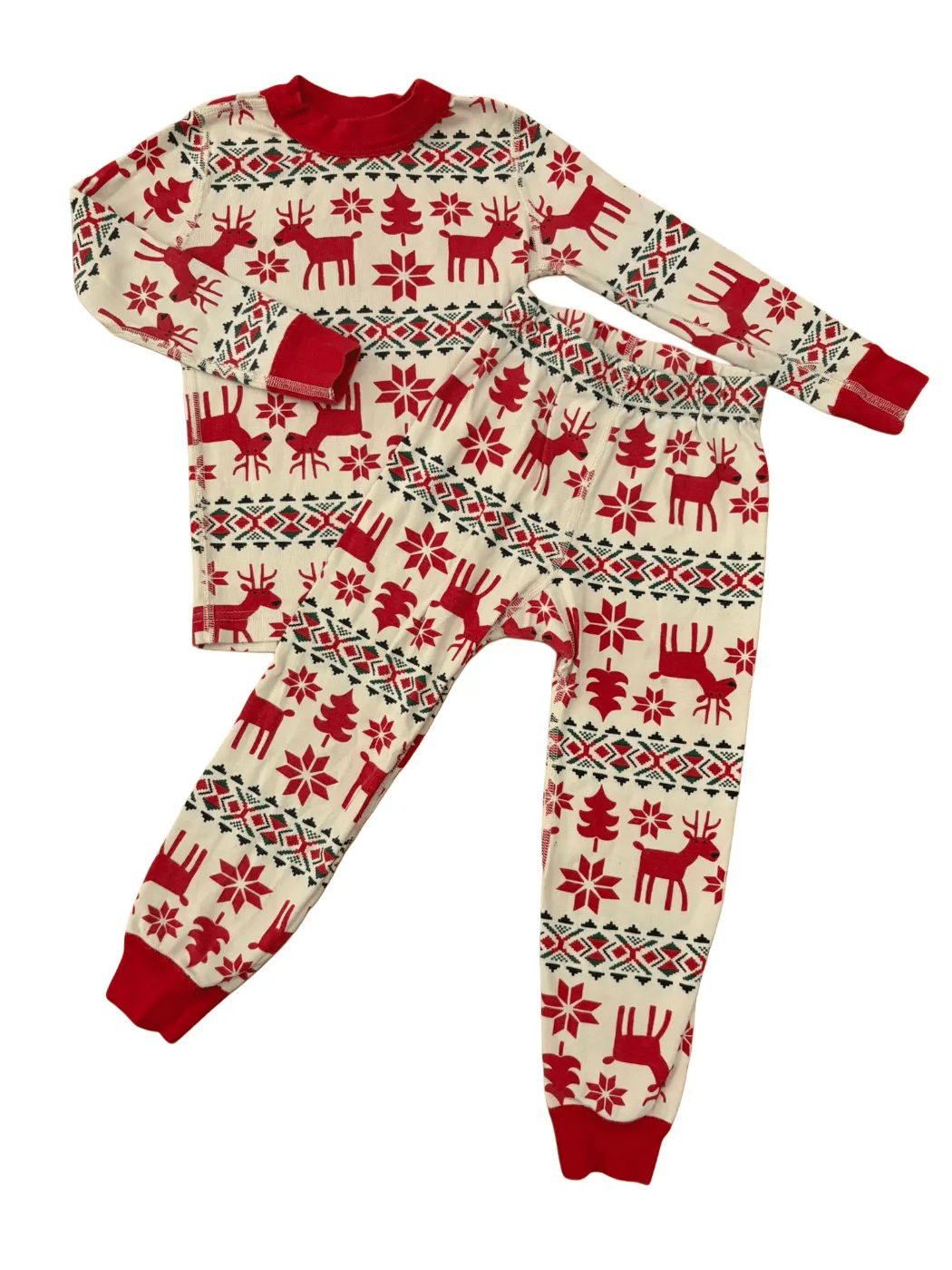 Hanna Andersson Reindeer Pajamas (6-7Y / 120)