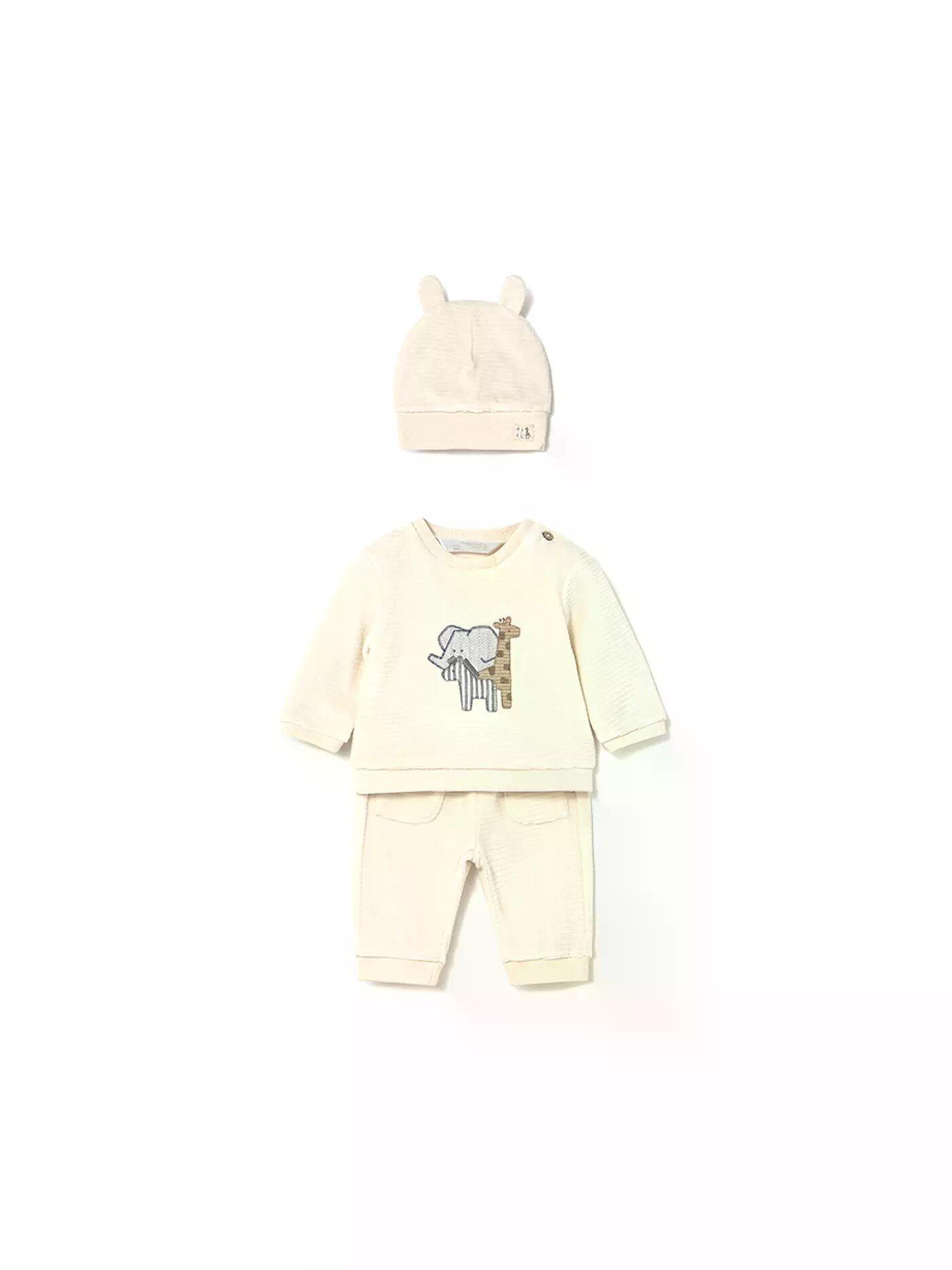 Survêtement 3 pièces en velours côtelé