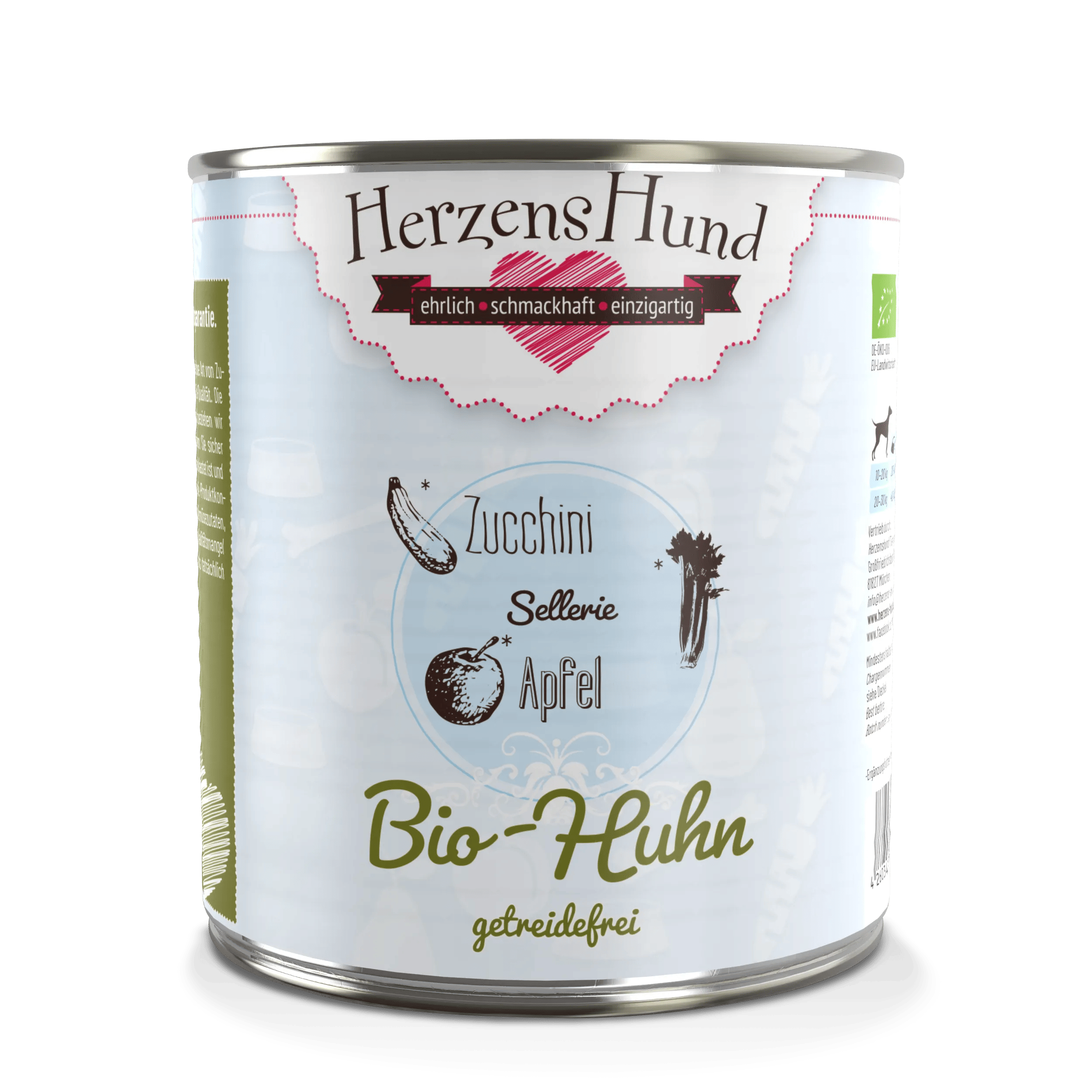 Bio-Huhn mit Bio-Gemüse