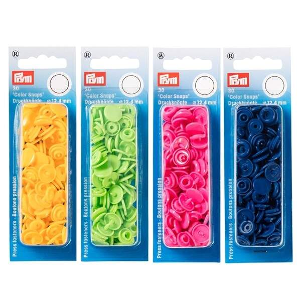 Lot De 200 Boutons-pression En Plastique Bleu Marine Taille