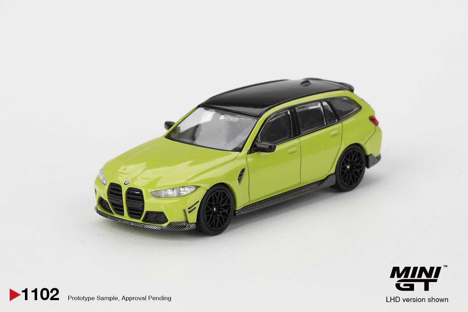 [Vorbestellbar] MINI GT - #MGT01102-L - BMW M3 M Performance Touring - Sao Paulo Yellow - 1/64