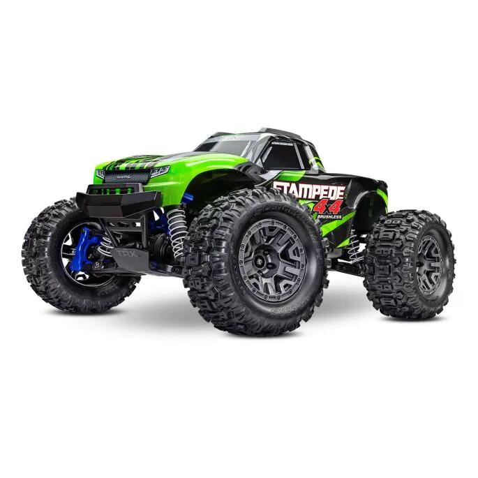 Traxxas 67154-4 Stampede 4X4 BL-2s Brushless Electric Monster Truck, TQi green 1:10 RC
