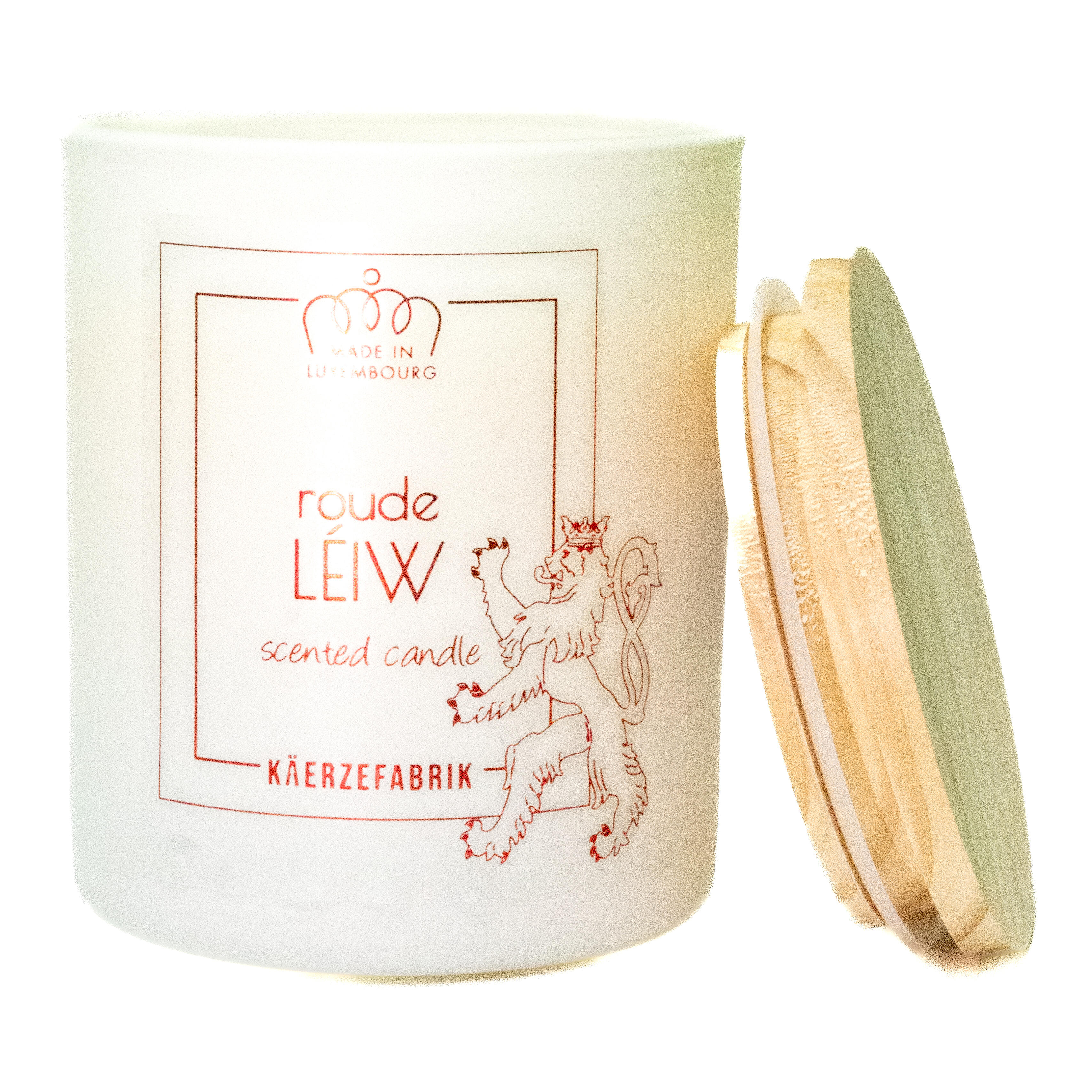 Duftkerze "Roude Léiw"